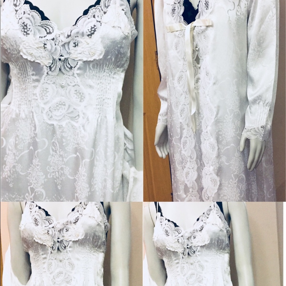 Vintage Lauren Alexandra Robe & Nightgown Set - Picture 4 of 8